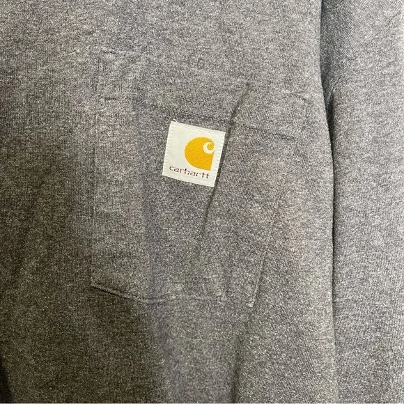 Carhartt Men’s Big & Tall Dark Gray Long Sleeve Sz 2XL - Picture 2 of 4